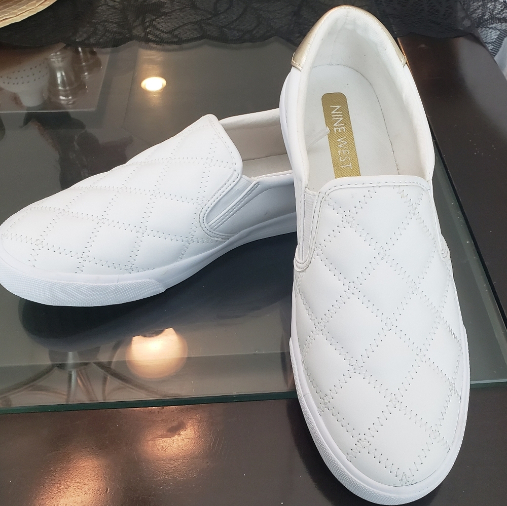 Nine West Quilted Slip On Shoes